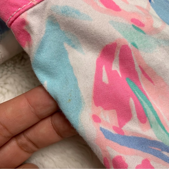 Lilly Pulitzer 19277 Women's Pink White The Callahan Short in Out of the Sea 4 - Picture 8 of 12